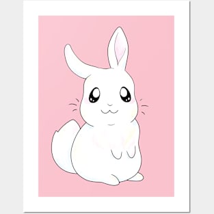 Cute Easter Bunny Posters and Art